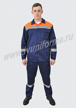 Костюм рабочий мужской арт. Р-02-29-ГР